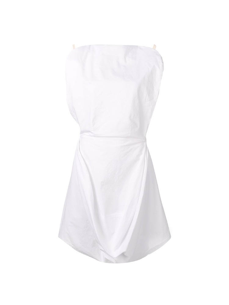 WHITE CHAIR COVER DRESS  MM6 화이트 체어 커버 드레스 - 아데쿠베