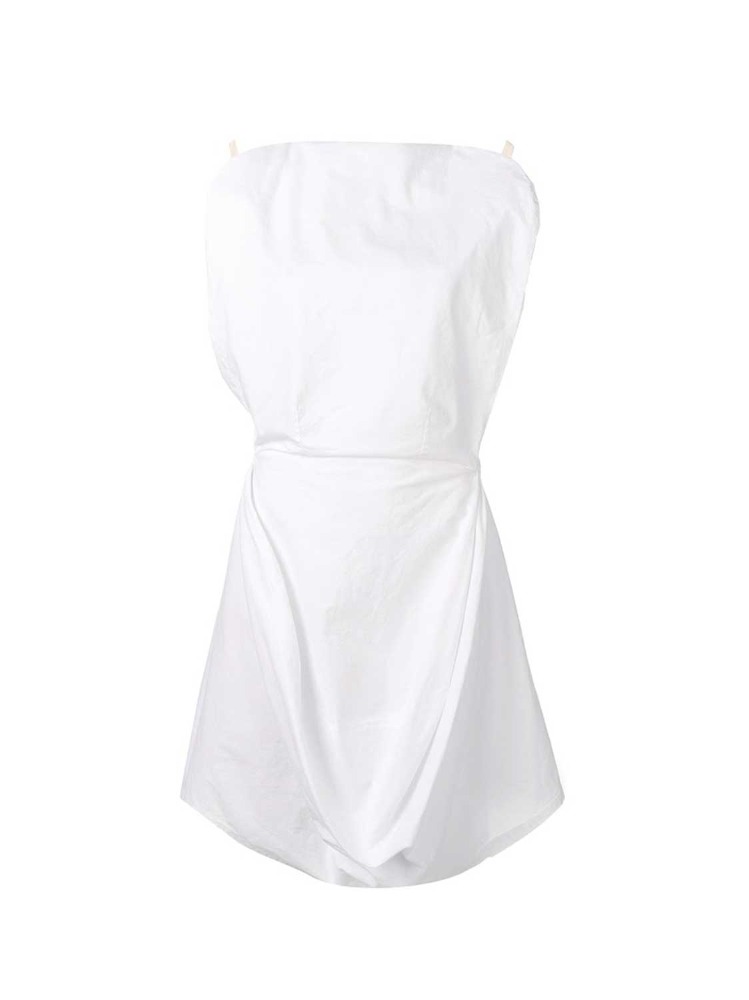 WHITE POLAROID BUSTIER DRESS  MM6 화이트 폴라로이드 뷔스티에 드레스 - 아데쿠베