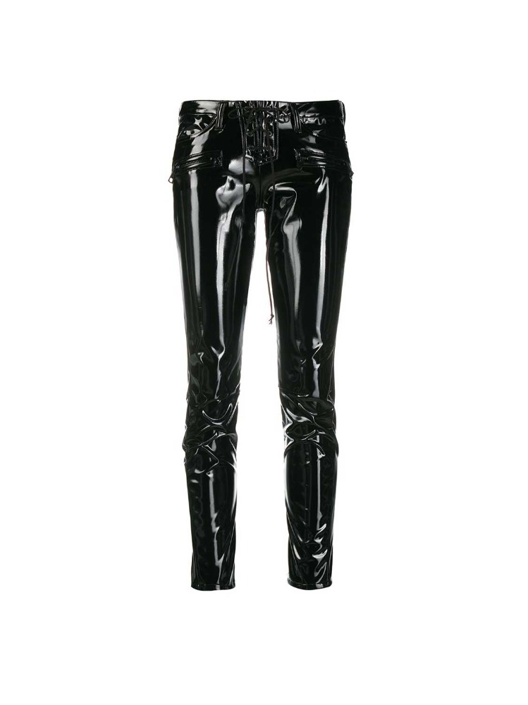 LATEX DNM LACE UP SKINNY - 아데쿠베