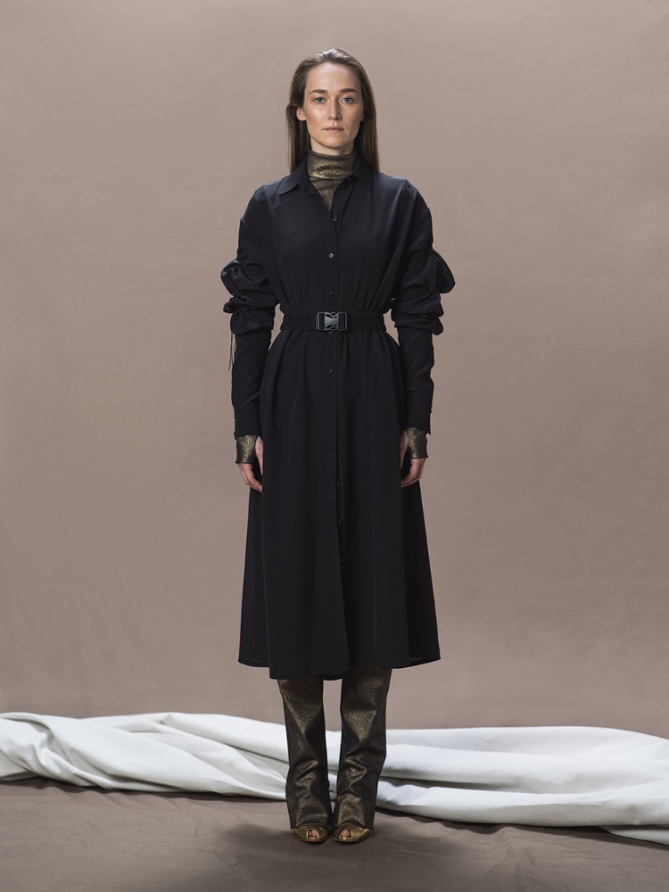 BLACK DELICIAS DRESS &amp; UNDERDRESS  레나 루멜스키 블랙 델리카스 드레스 - 아데쿠베