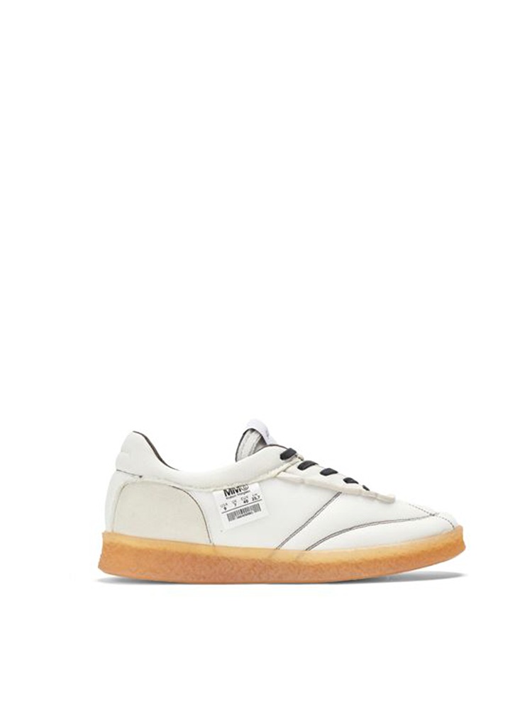 WHITE INSIDE OUT 6 COURT SNEAKERS  MM6 화이트 인사이드 아웃 6 코트 스니커즈 - 아데쿠베