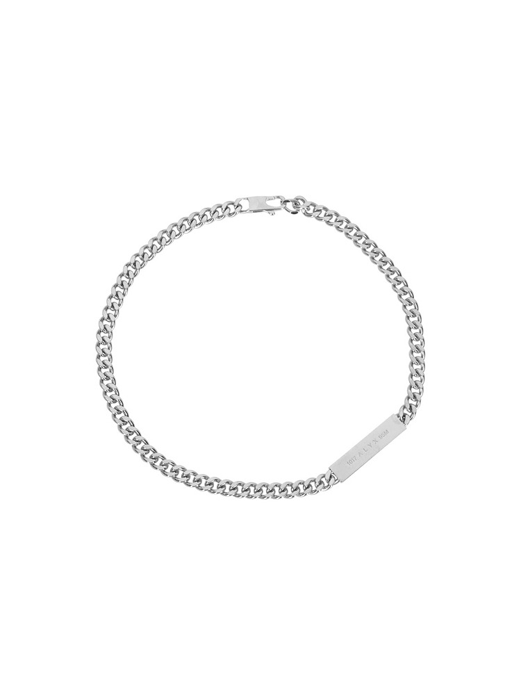 SILVER THINNER ID NECKLACE  알릭스 실버 씨너 ID 목걸이 - 아데쿠베