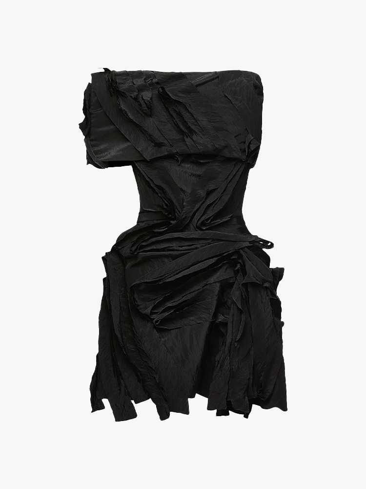 BLACK CRUSH DNA MINI DRESS  마티체브스키 블랙 크러쉬 DNA 미니 드레스 - 아데쿠베