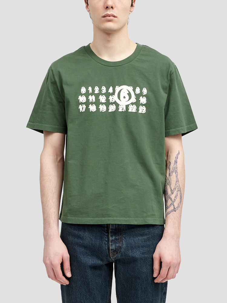 GREEN T-SHIRT  MM6 그린 티셔츠 - 아데쿠베