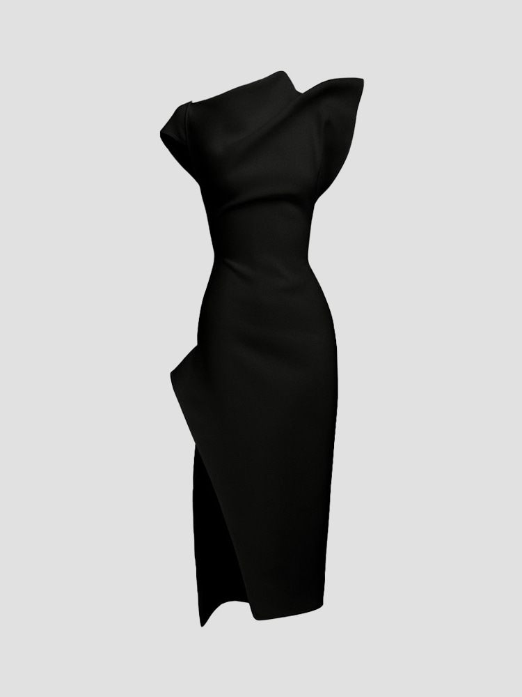 BLACK REJOICE DRESS  마티체브스키 블랙 리조이스 드레스 - 아데쿠베
