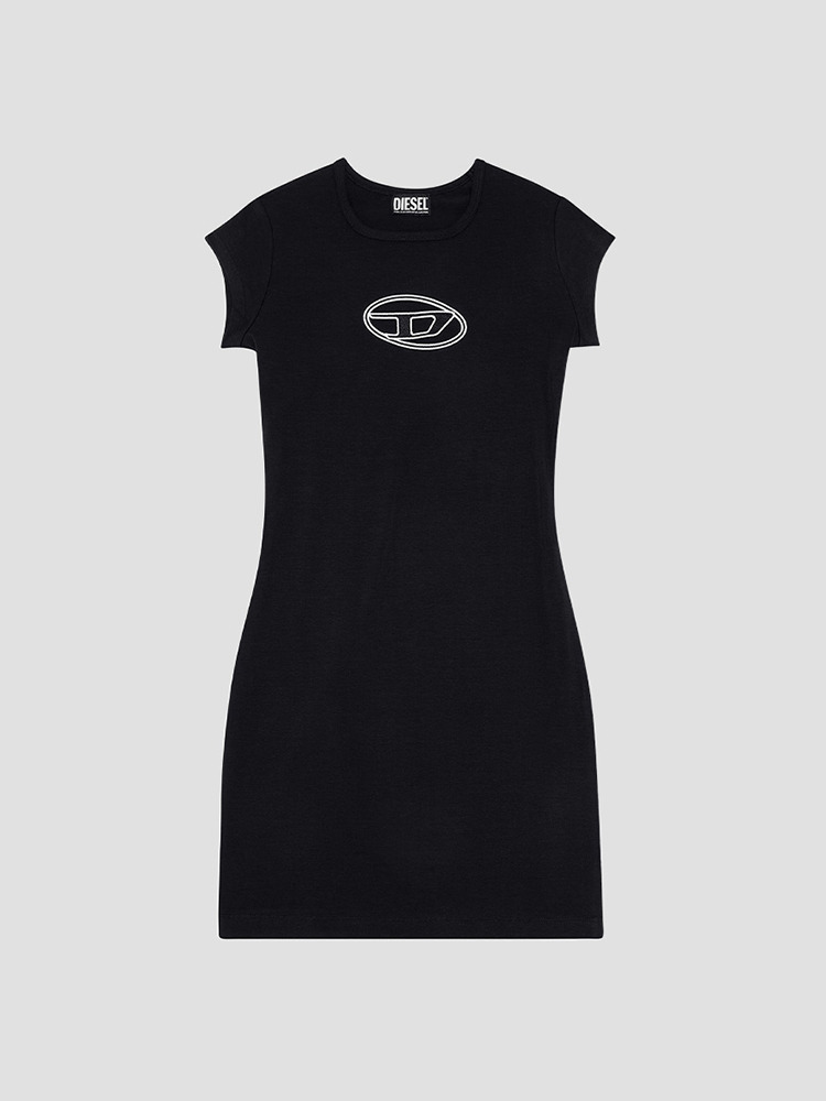 BLACK ANGIEL SHORT DRESS  디젤(DIESEL) 블랙 숏 드레스 - 아데쿠베