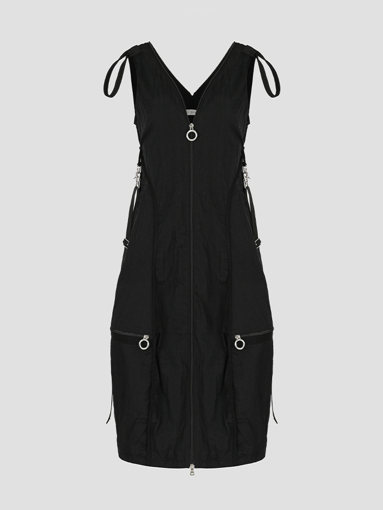 BLACK BAG TRANSFORM DRESS  요헤이 오노 블랙 백 트랜스폼 드레스 - 아데쿠베