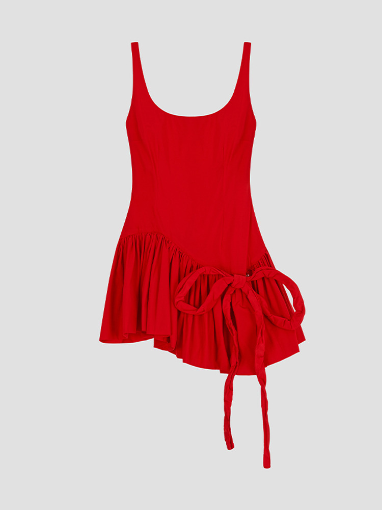 RED DOROTHY DRESS  플로렌티나 라이트너 레드 도로시 드레스 - 아데쿠베