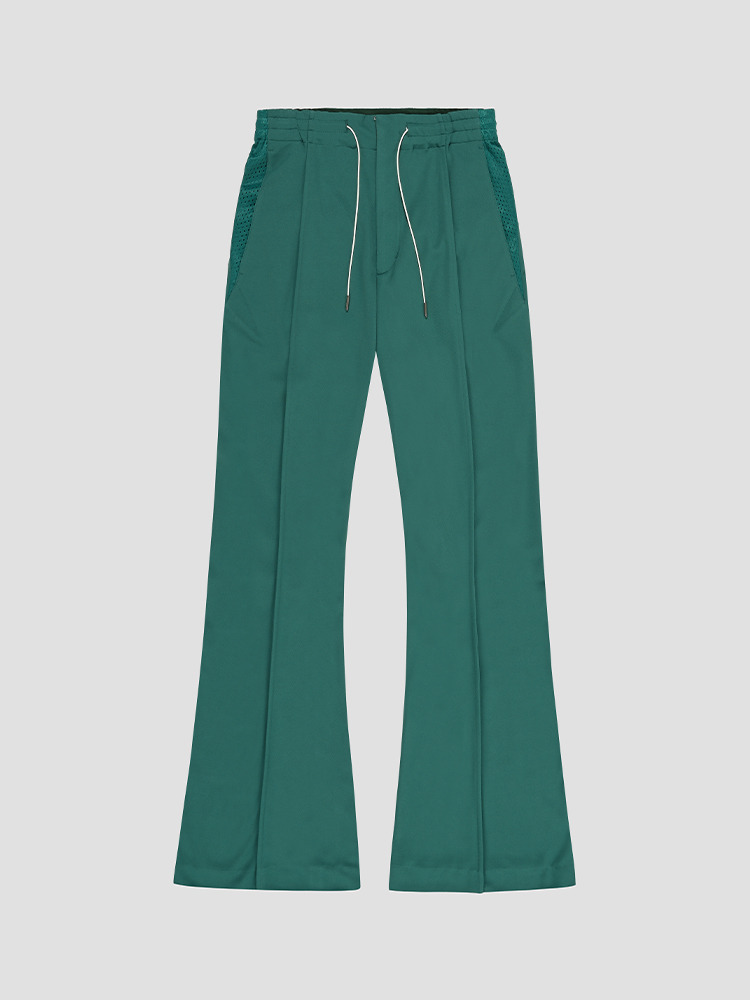GREEN &quot;OUR BASIC&quot; JERSEY TROUSERS  요헤이 오노 그린 저지 트라우저 - 아데쿠베